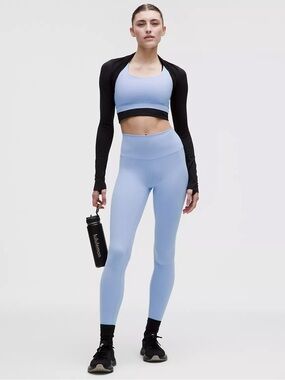 Lululemon Wunder Train High-Rise Leggings 28” in the stunning Sinatra Blue NWT